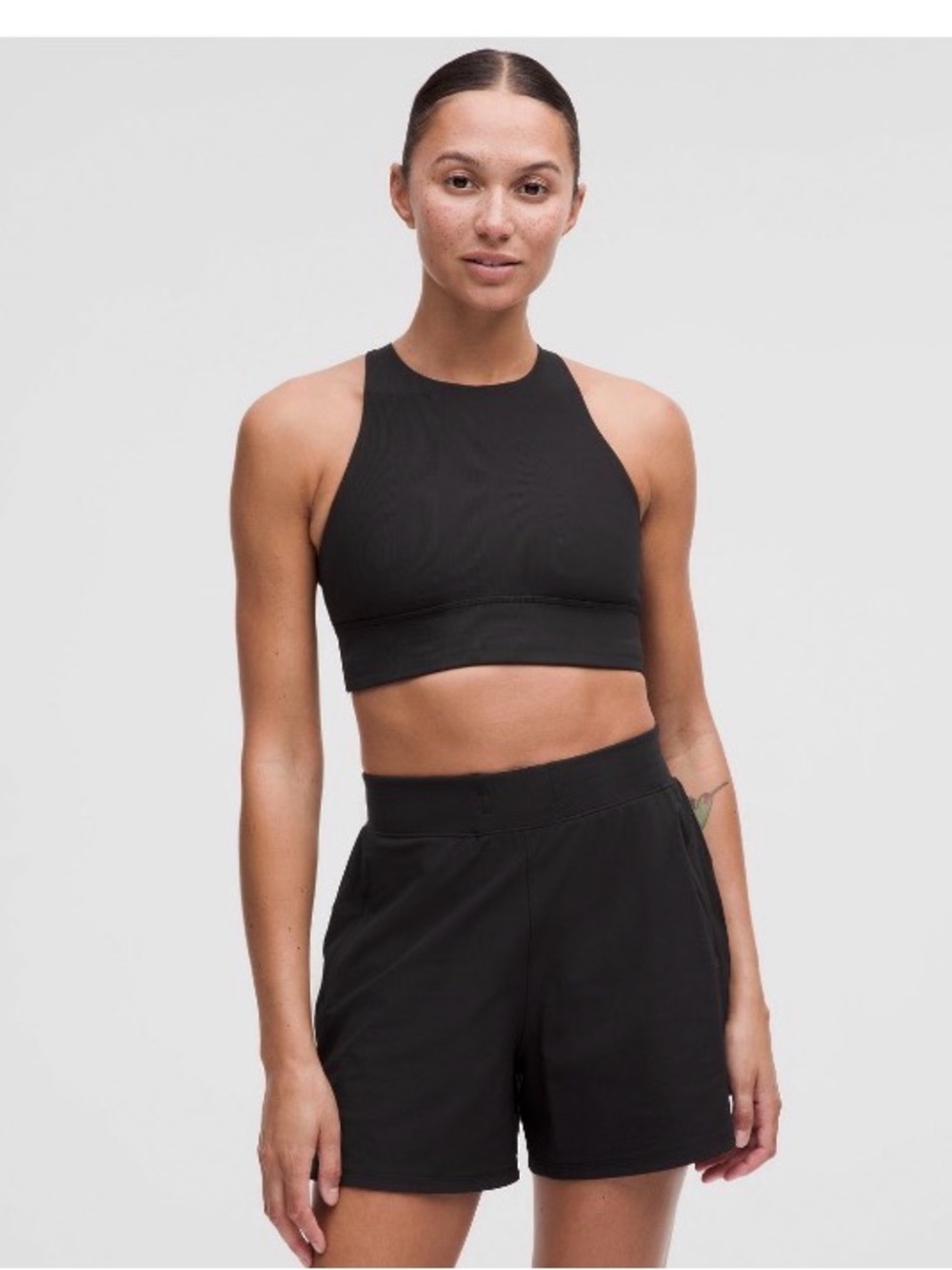 Lululemon Energy Bra - Ribbed and High Neck